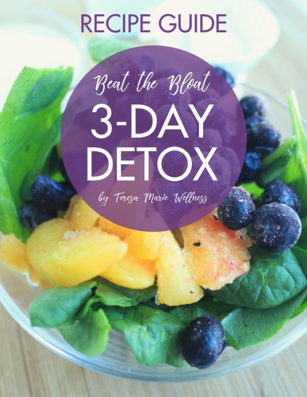 Beat the Bloat 3-Day Detox recipe guide cover