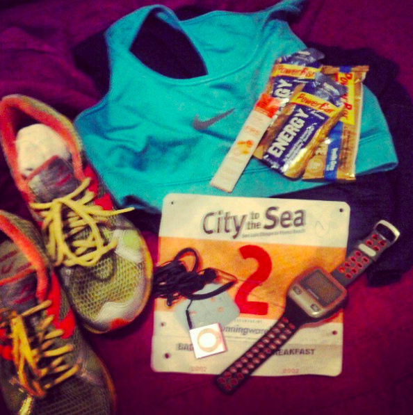 2012 City to the Sea Half Marathon race gear