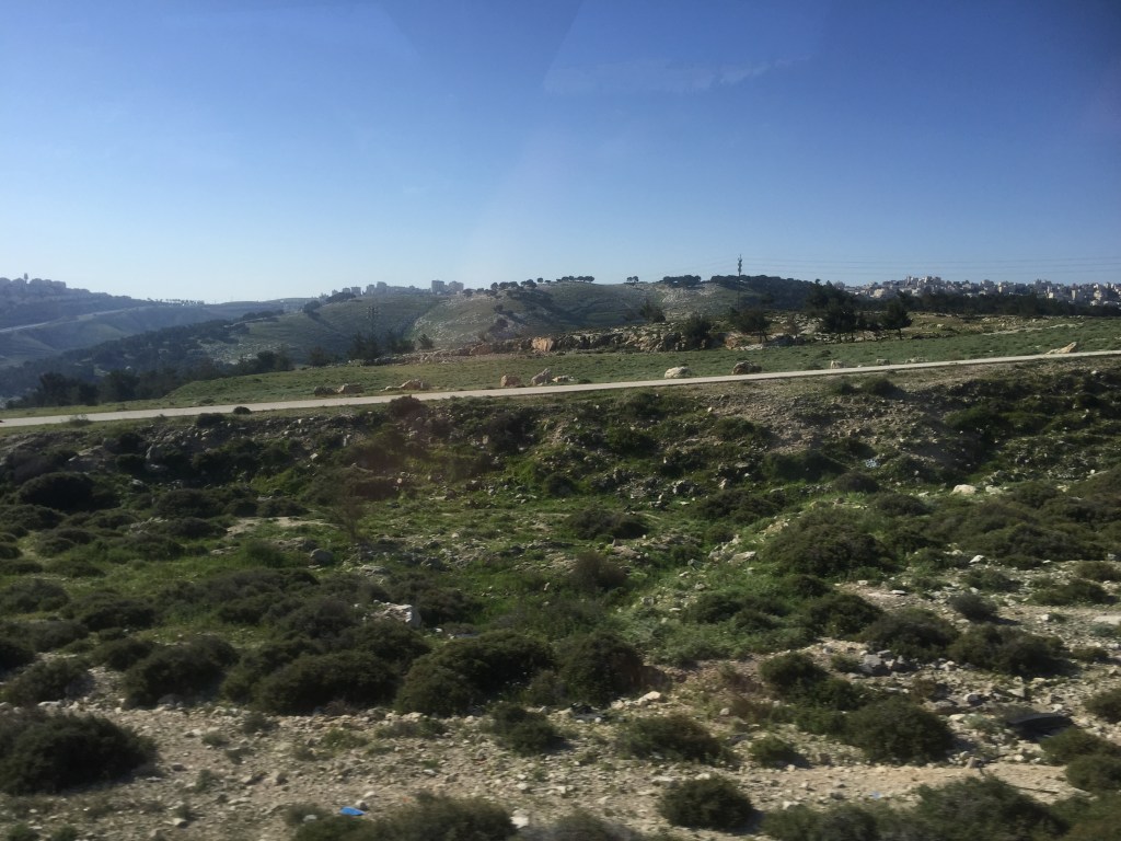 Traveling Through Israel countryside